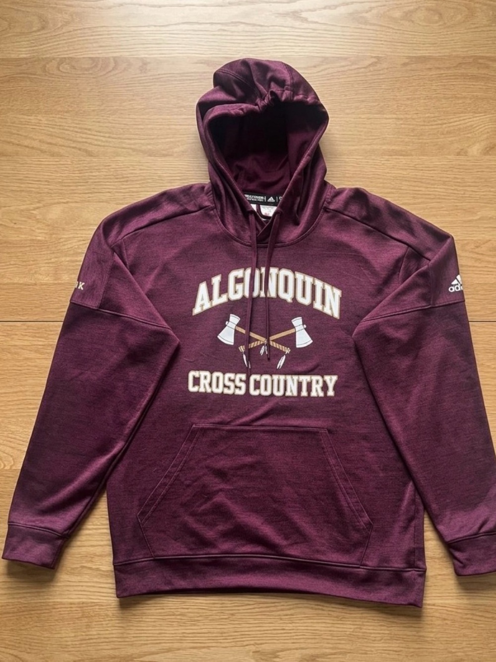 adidas Maroon Algonquin Cross Country Hoodie